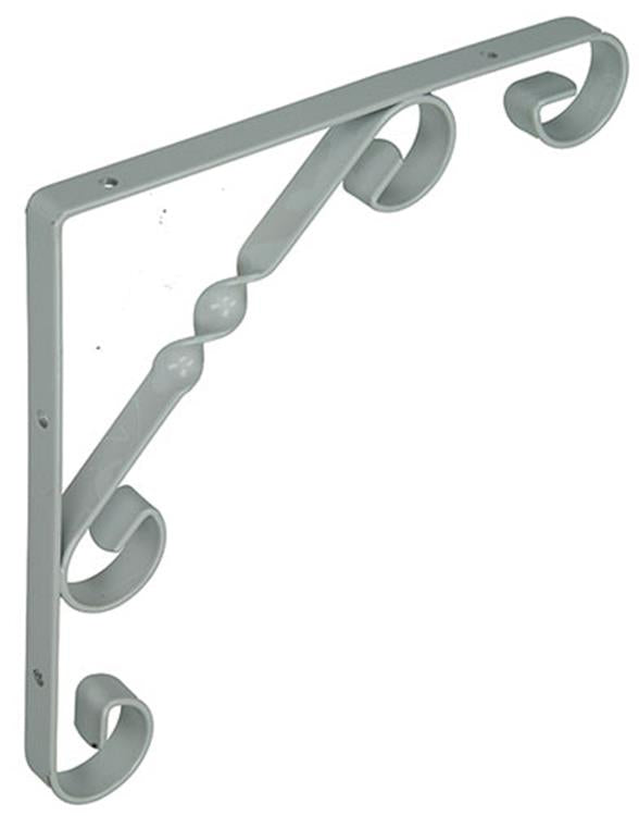 1014749 - rustieke gedraaide konzool wit200x200x13mm | 12 stuks
