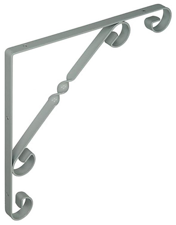 1014750 - rustieke gedraaide konzool wit250x250x13mm | 12 stuks