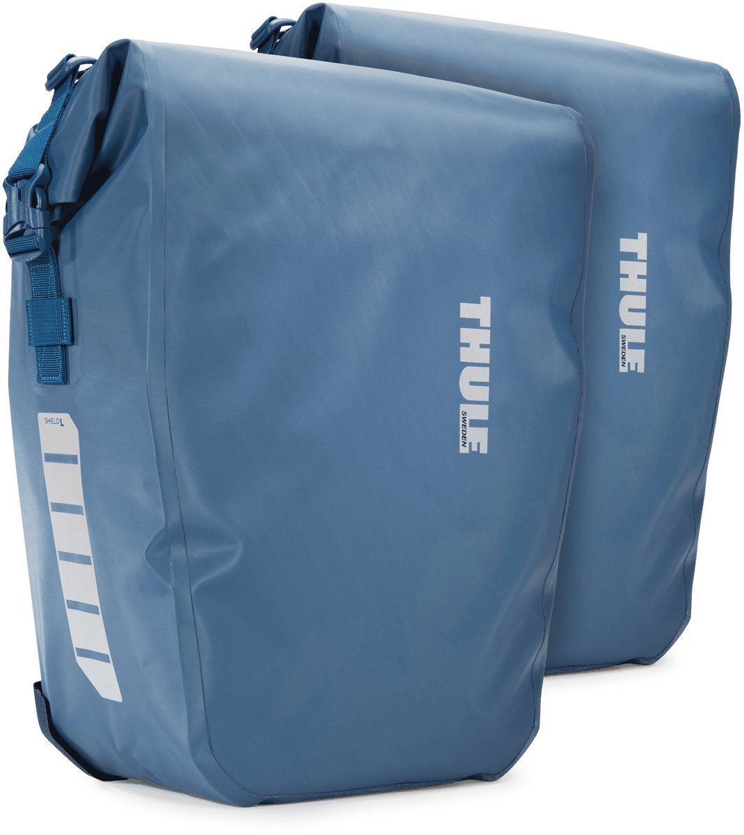 Thule shield fietstas - blauw - 25l inhoud - set van 2 stuks 50l inhoud totaal