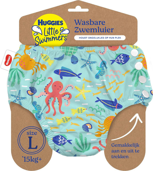 Huggies little swimmers - zwemluier wasbaar - maat 5 6 - 13+ kg - herbruikbaar zwembroekje - 1 stuk