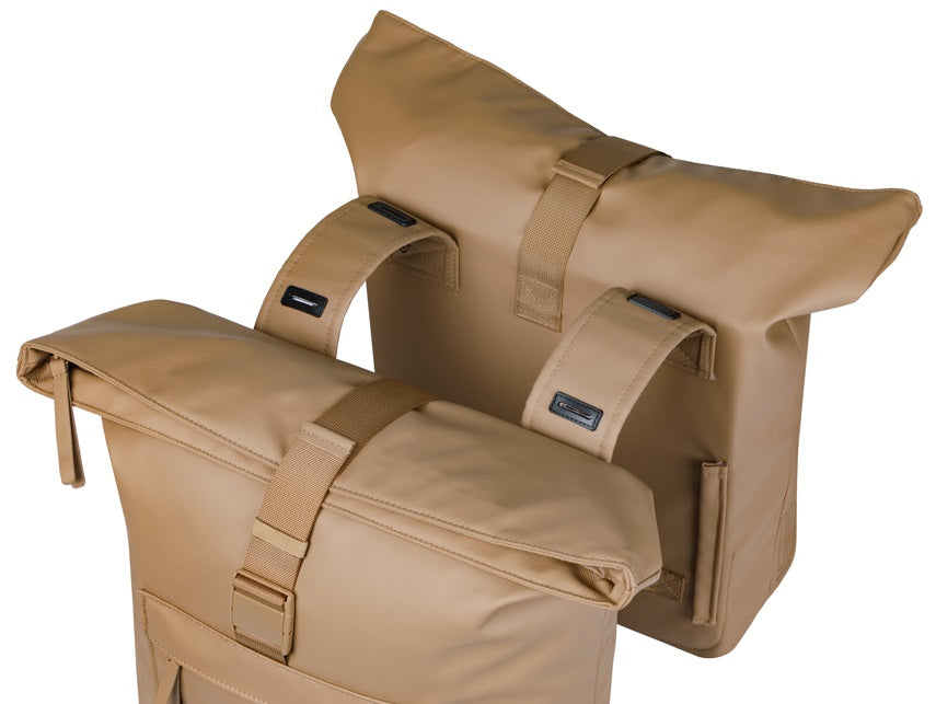 Basil tas brooklyn dubbel zand | 41l