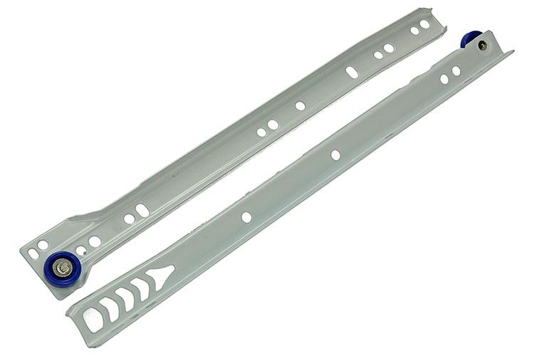 1013687 - paar rolladegeleiders wit 25kg 30cm | 5 stuks