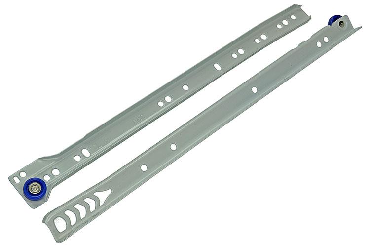 1013688 - paar rolladegeleiders wit 25kg 35cm | 5 stuks