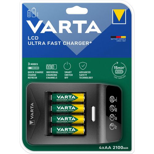 Batterijlader varta ultra fast aa