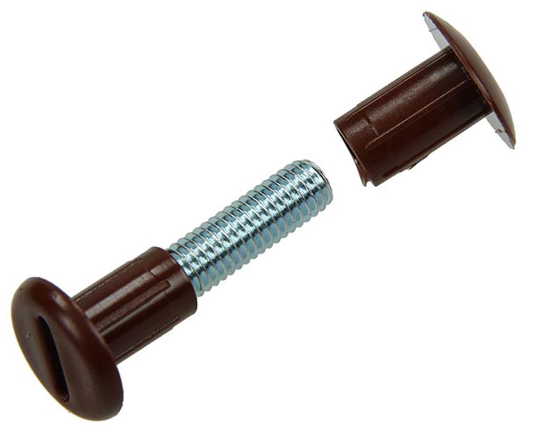 Mack 1013892 - 5 verbindingsschroeven bruin 30-40 mm | 10 stuks