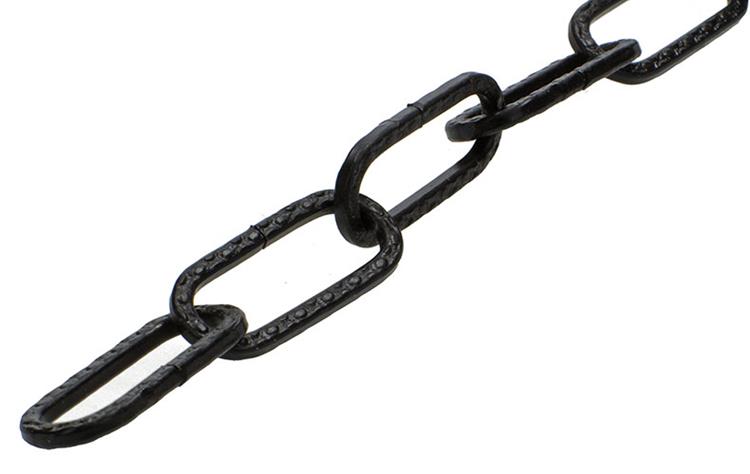 Mack 1015125 - sierketting zwart plat ø 3mm l 29mm 2m | 5 stuks