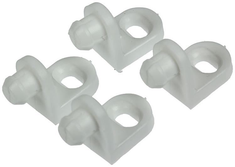 Mack 1013909 - 4 rugwandverbinders wit | 5 stuks
