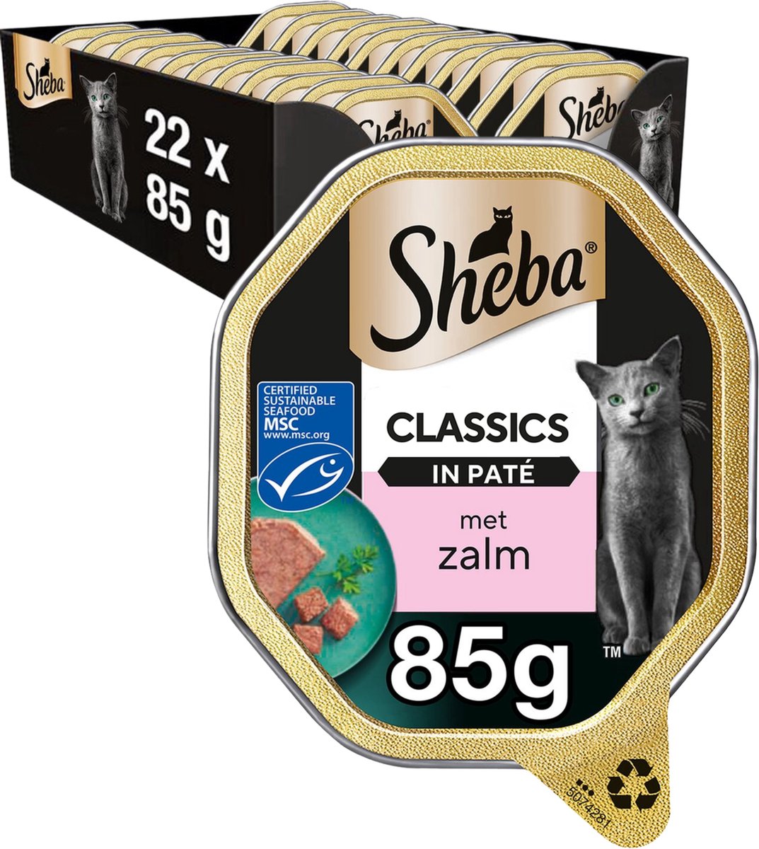 Sheba alu klassiekers paté met zalm
