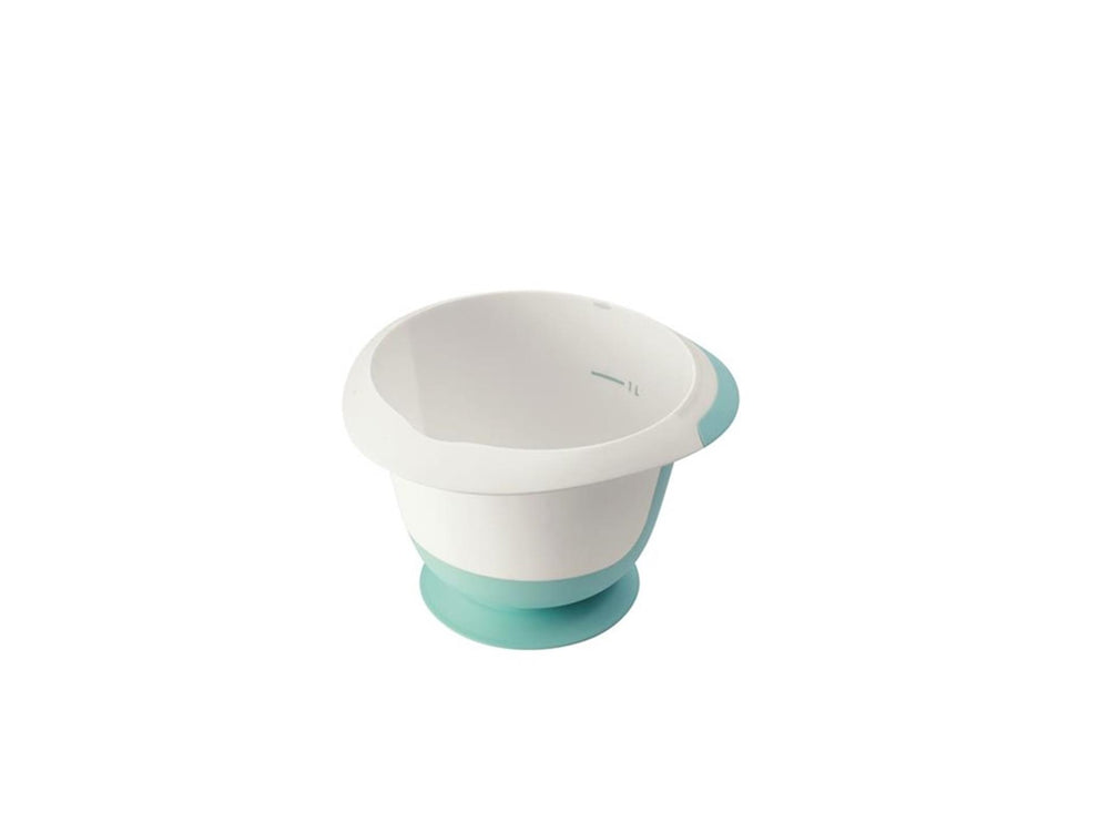 Keeeper mengkom 1,5l met zuignap ø20x13cm wit aqua
