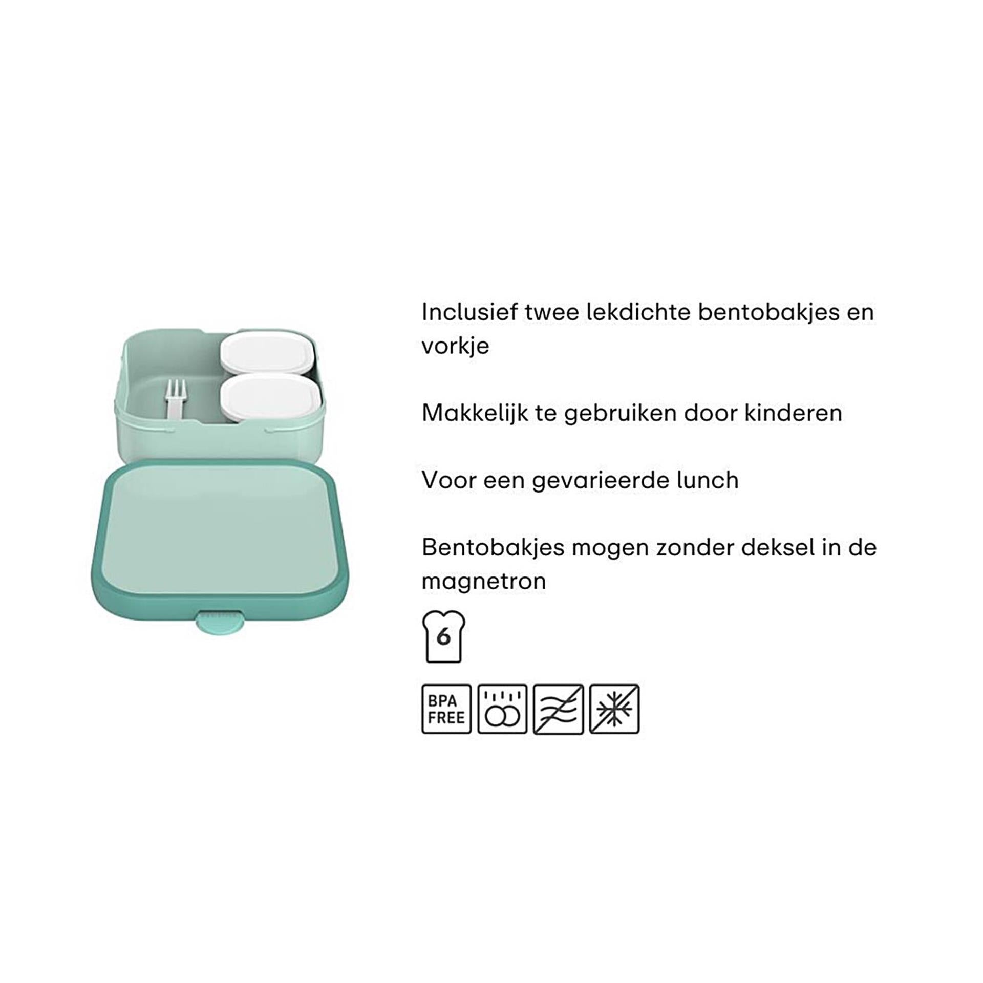 Bento lunchbox campus groot - sprookjeswonderen