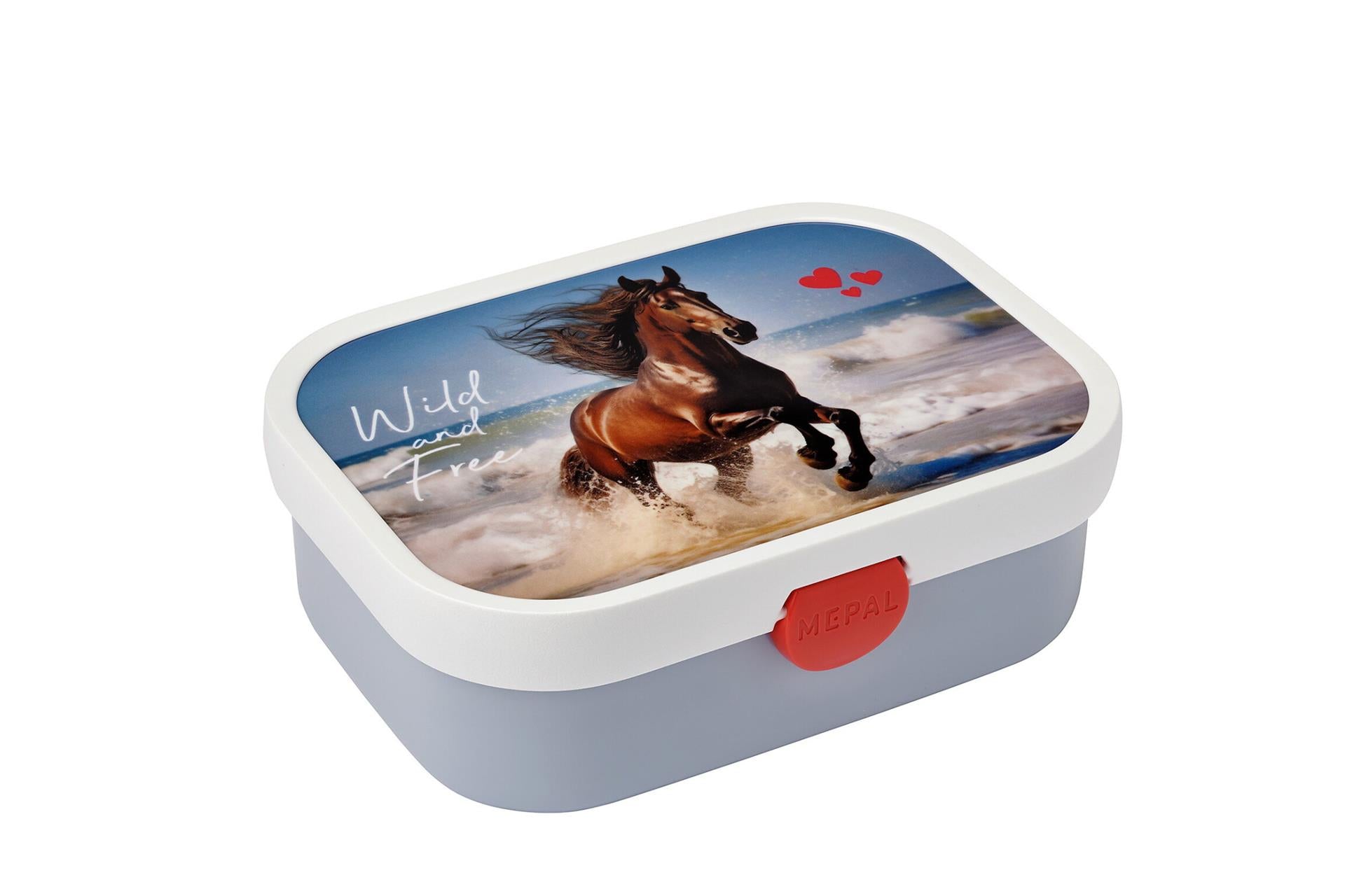 Mepal lunchbox campus wild paard wit blauw