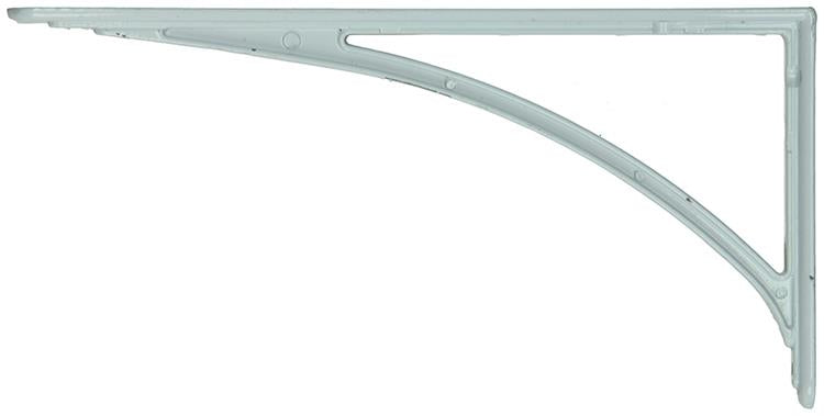 1015318 - versterkte konzool alu wit 300x150 mm | 6 stuks