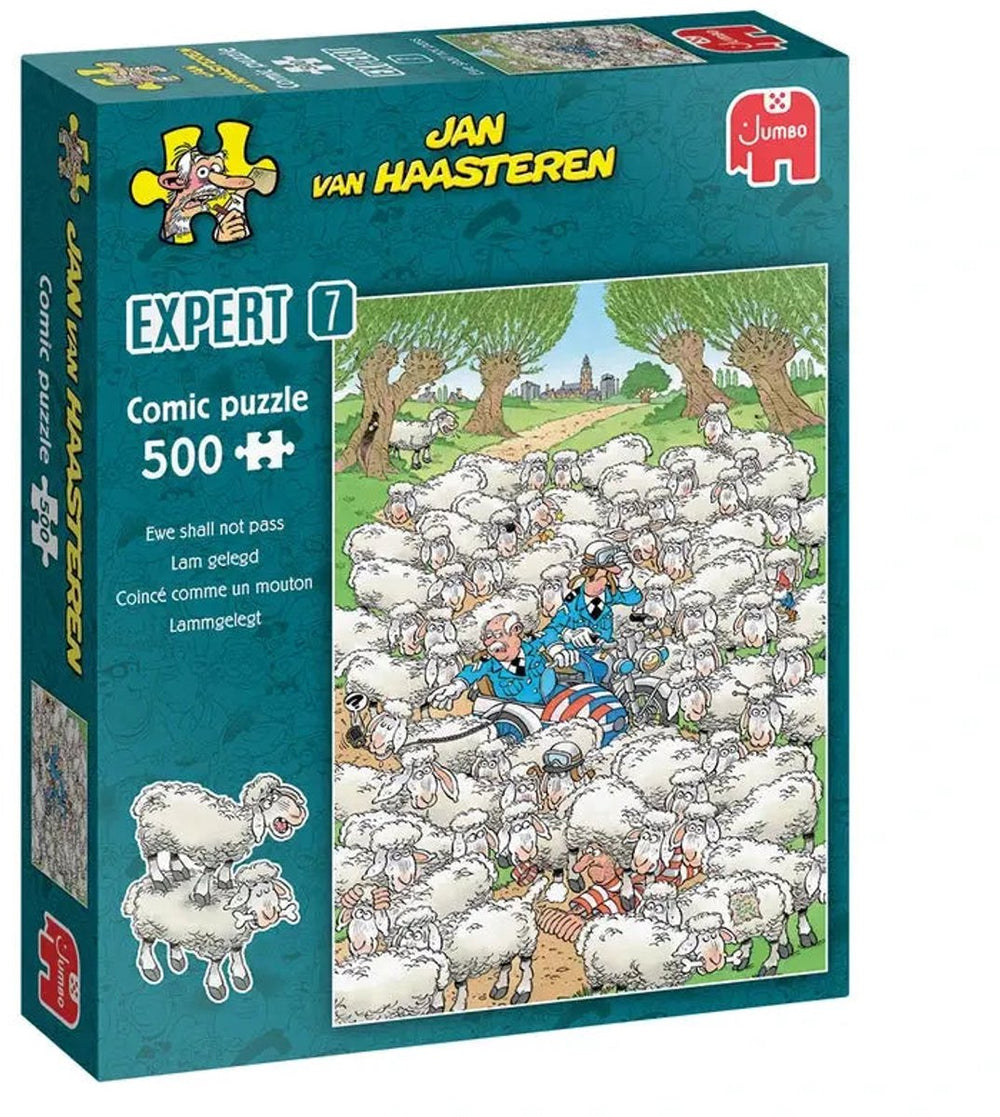 Jumbo puzzel jvh expert 7 lam gelegd 500pcs