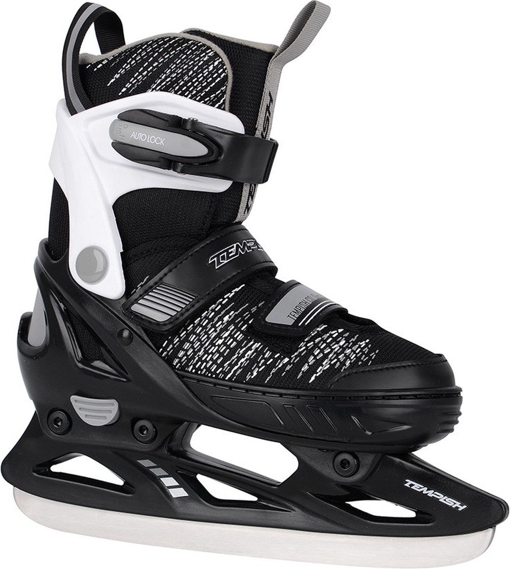 Tempish – gokid ice – ijshockeyschaatsen – schaatsen kinderen – zwart – lichtgewicht kids hockeyschaats verstelbare pasvorm – maat eu 29-32