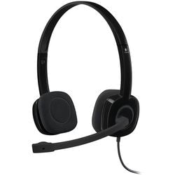 Logitech 981-000589 h151 stereoheadset, bedraad, callcenter, 20 - 20.000 Hz, headset, zwart