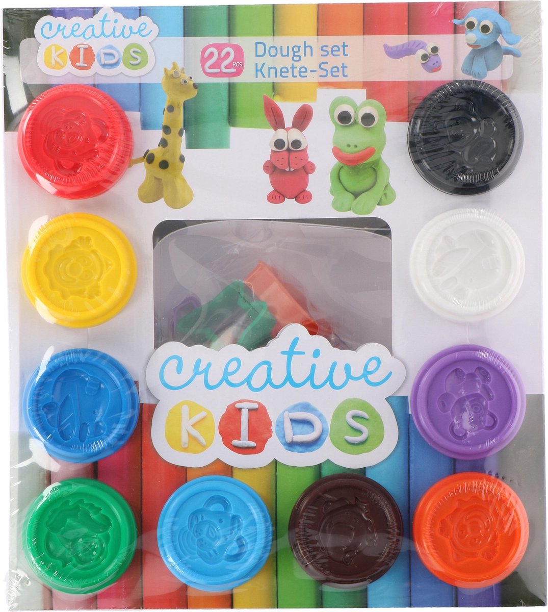 Creative kids kleiset - 10 kleuren klei - 22dlg.