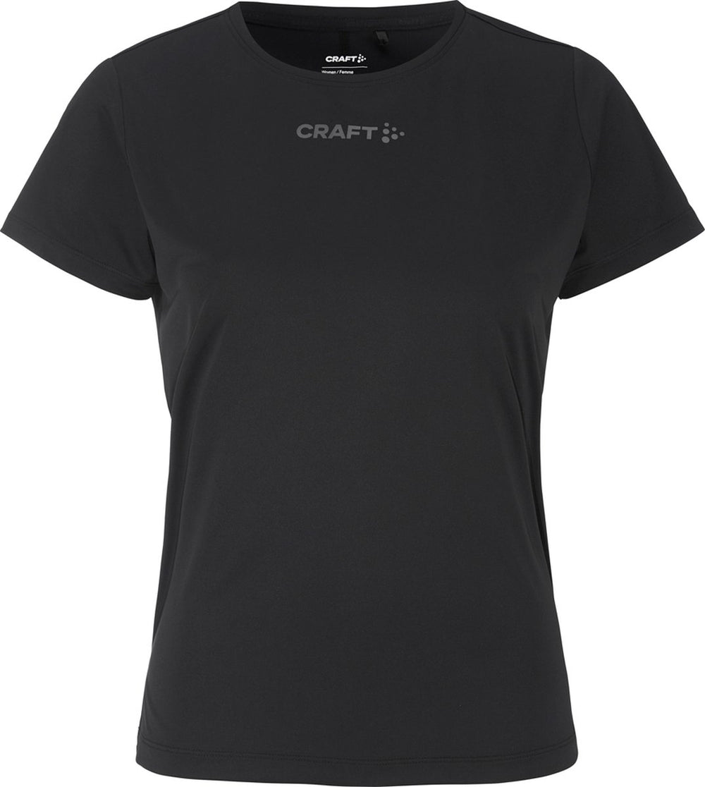 Craft core essence ss tee 2 w dames sportshirt - zwart