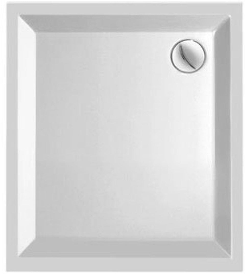 Plieger kwadrant douchebak - acryl - rechthoek - 90 cm x 80 cm x 5 cm - wit - 20 jaar - garantie