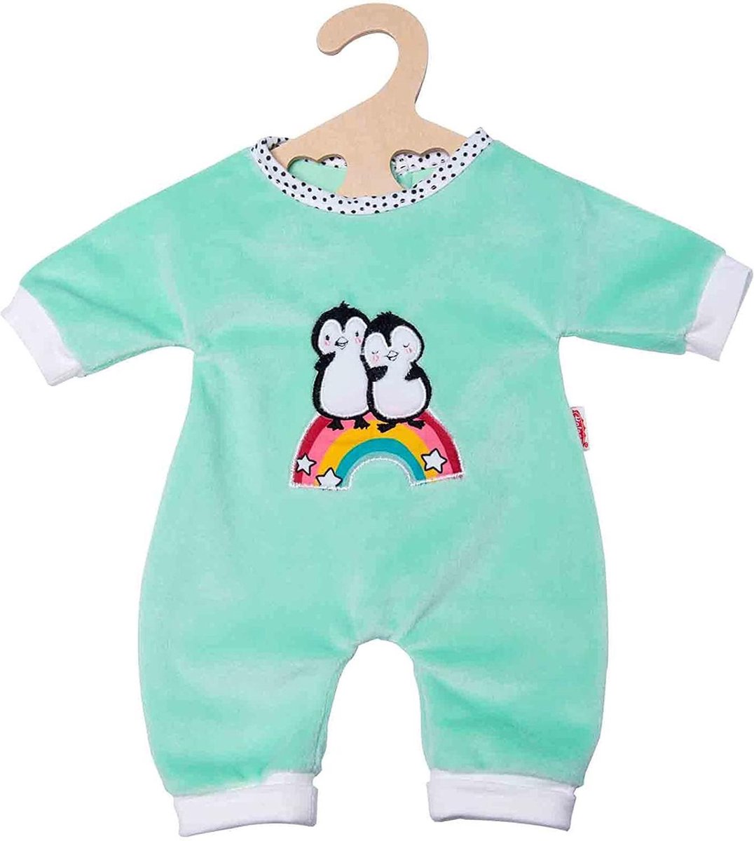 Heless poppen rompertje fluffy pinguin, 35-45 cm
