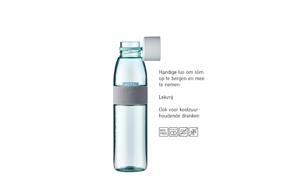 Mepal waterfles ellips 700 ml levendig mauve