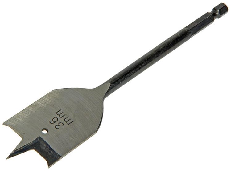 Mack 1018257 - platte houtboor 36mm | 2 stuks