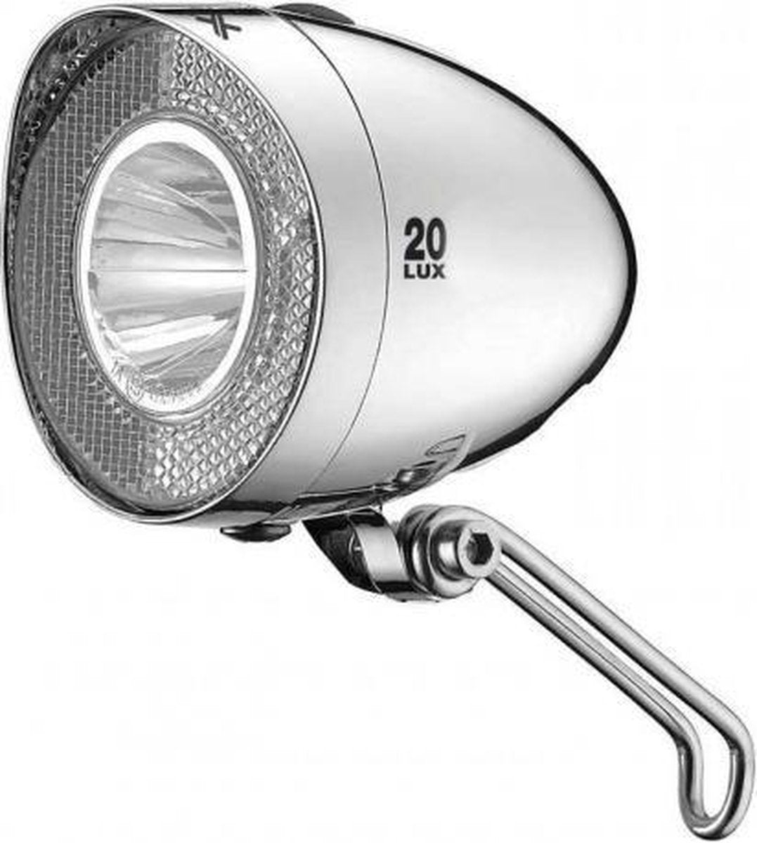 Xlc retro cl-f20 koplamp fiets – led – inlcusief batterijen – 20 lux