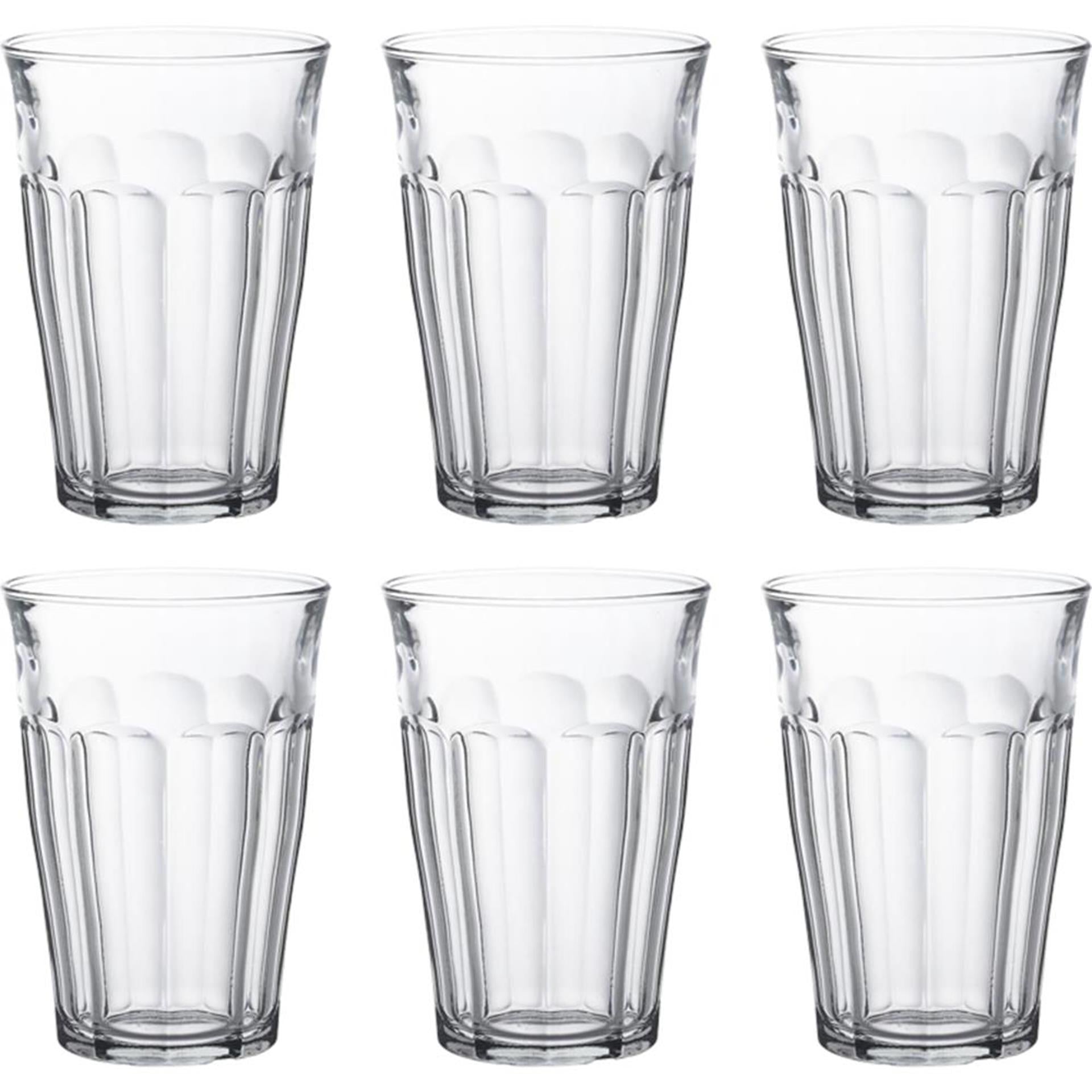 Duralex glas picardie 360ml 6 stuks