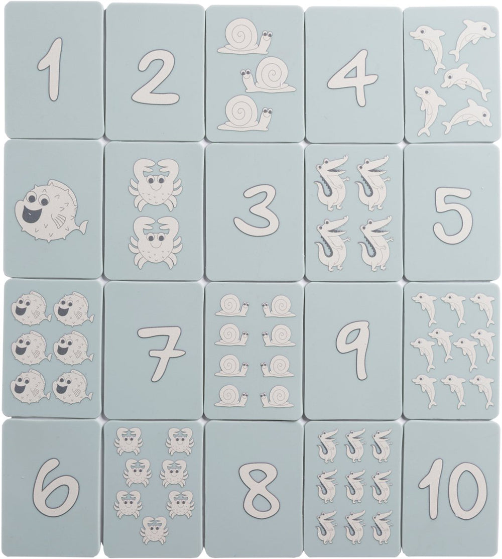 Scrunch speelkaarten - blauw - opvouwbaar - recycleerbaar