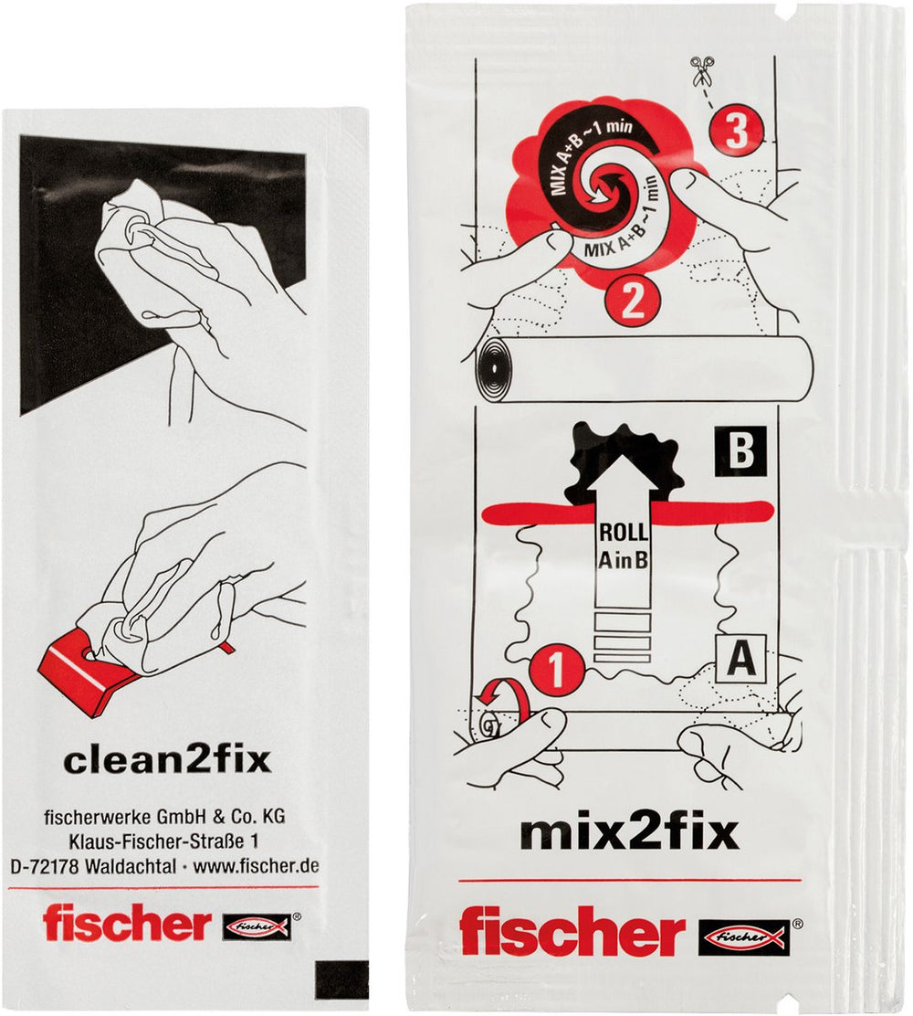 Fischer gow multipack badkamerlijm (4 stuks) - 570404