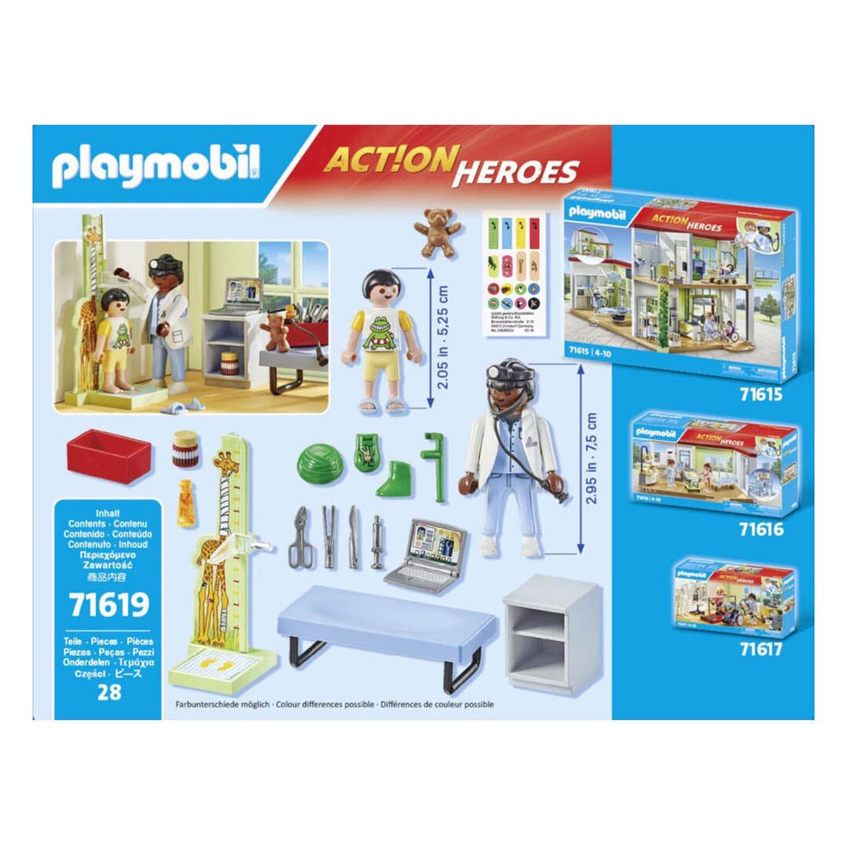 Playmobil 71619 kinderarts met teddybeer | 2 stuks