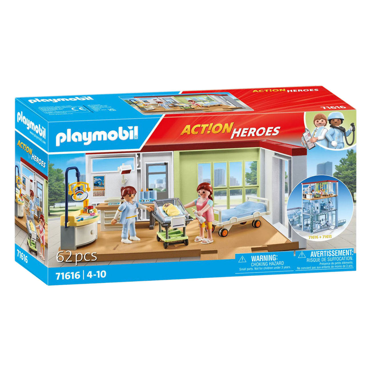 Playmobil action heroes kraamafdeling - 71617