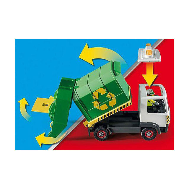 Playmobil city life recycling vuilniswagen - 71235