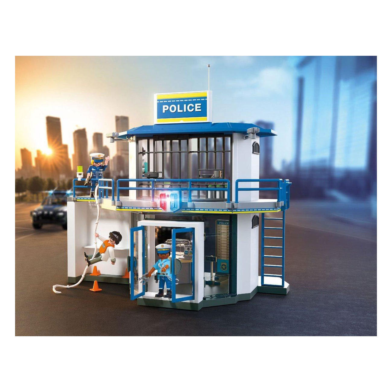 Playmobil city action politiebureau met onderzoeksruimte - 71875