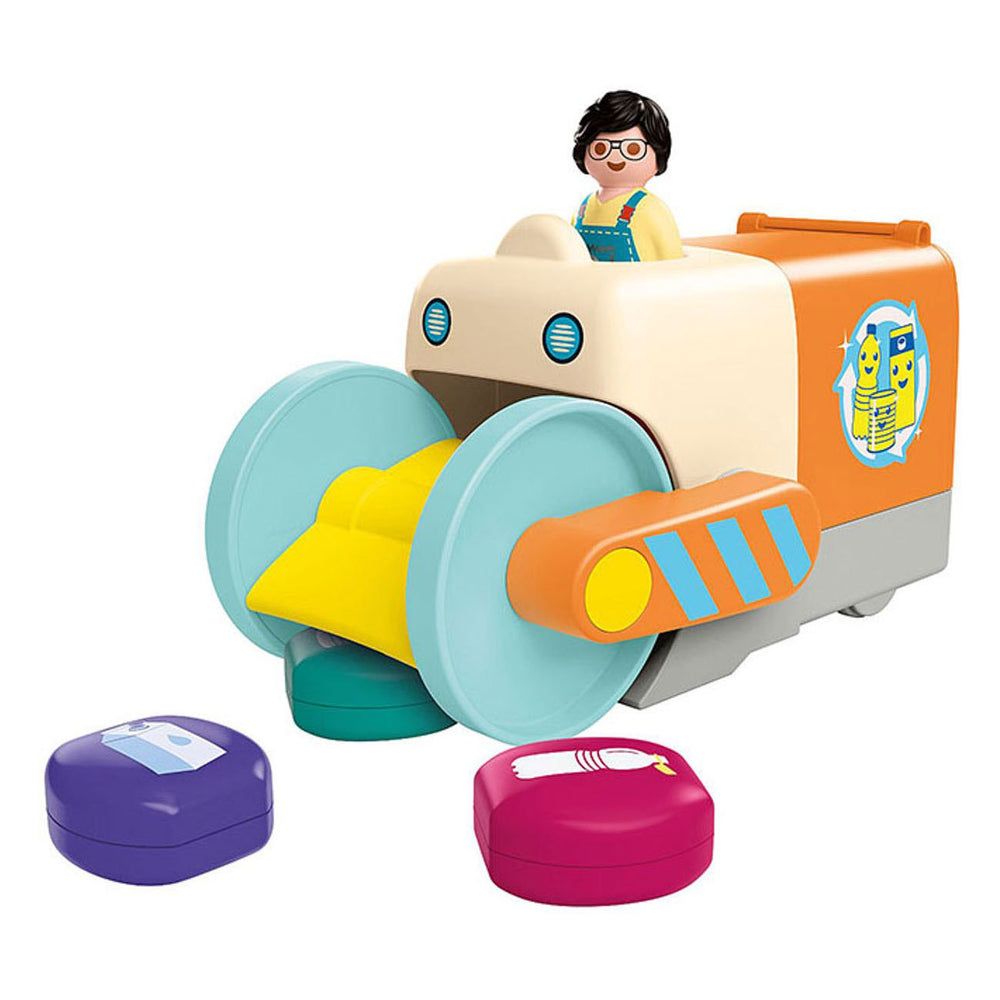 Playmobil junior duw- en grijpvuilniswagen - 71774