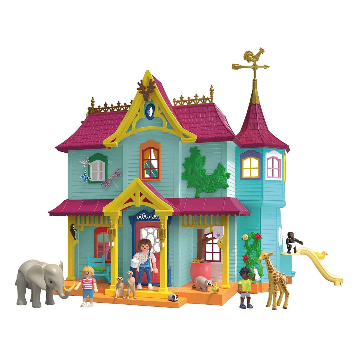 Playmobil animals friends levendig dierenhuis - 71853