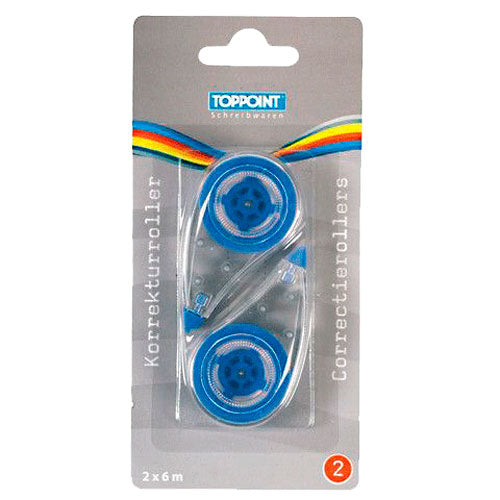 Toppoint correctieroller 2 stuks