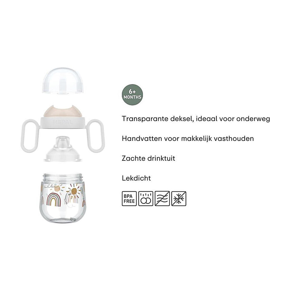 Mepal sunshine rainbow antilek tuitbeker mio 200ml