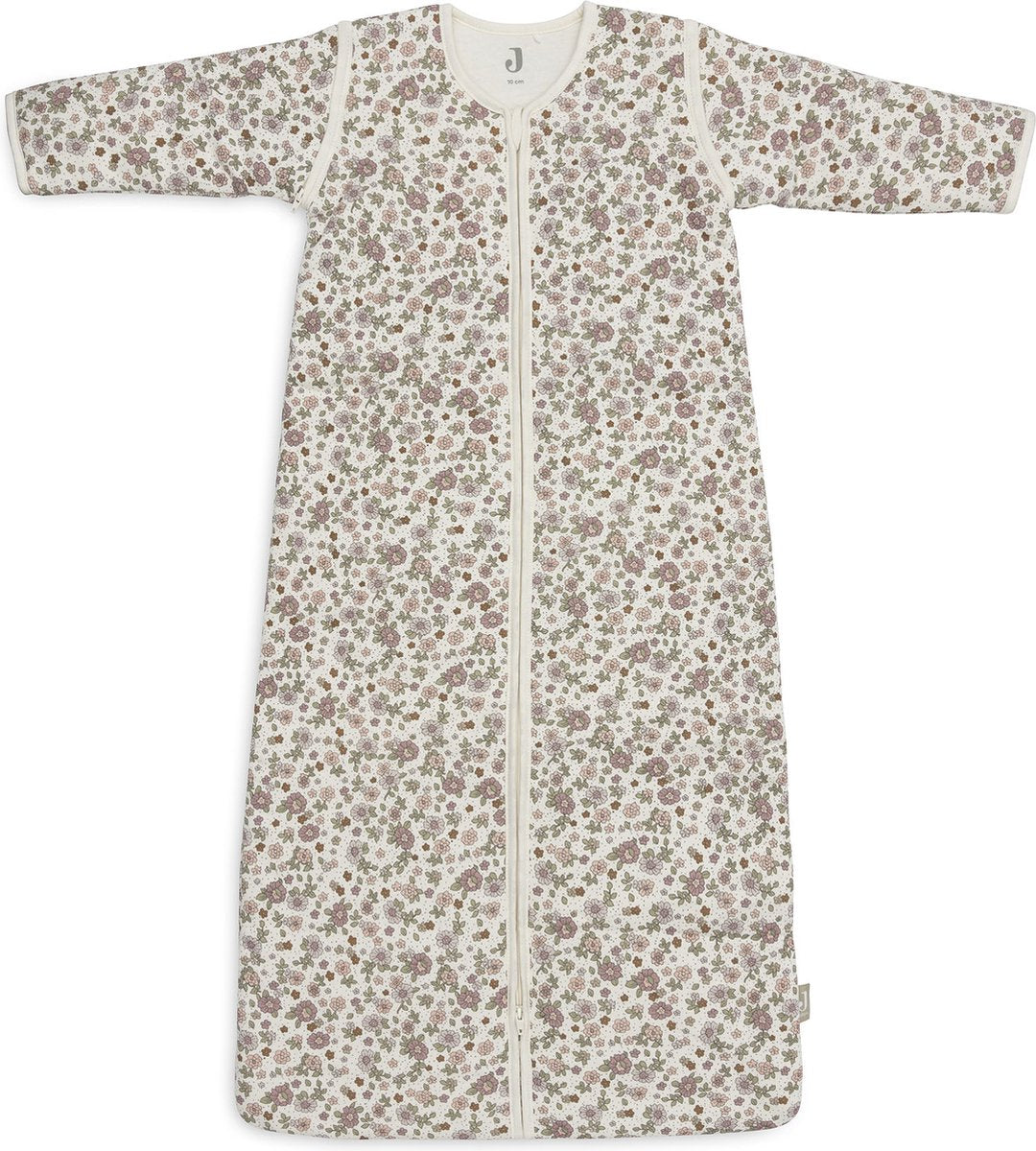 Jollein baby slaapzak winter met afritsbare mouw 70cm retro flowers - winterslaapzak