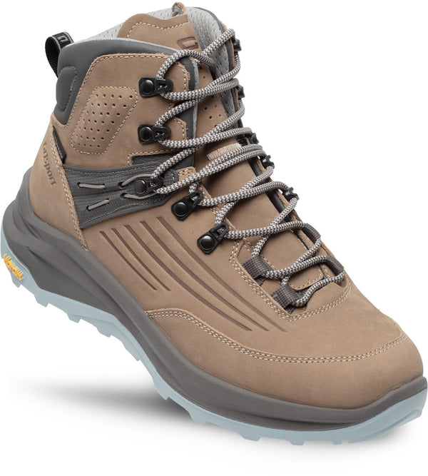 Grisport outlander mid dames wandelschoenen - beige light blue 41