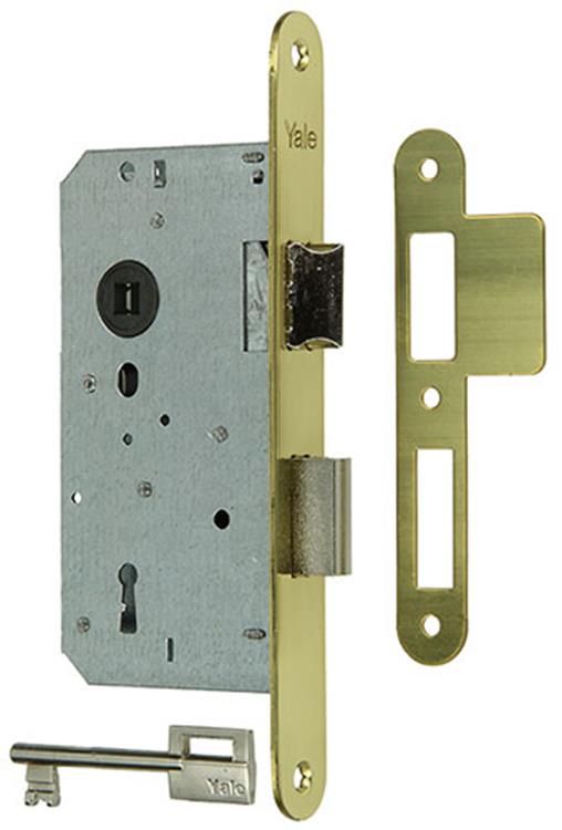 Yale 1019041 - 1dubb.insteekslot mess.l r a1356 50mm | 1 stuks