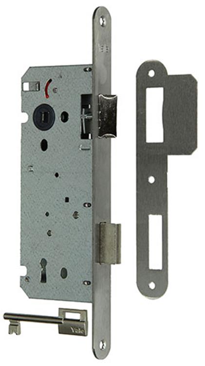 Yale 1019044 - 1 dubbel insteekslot l r inox a1353-27 50mm | 1 stuks