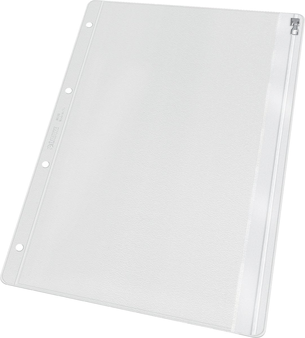 Esselte leitz premium showtas a4 pvc - met schuifsluiting - accessoiremap - 4-gaats - 25 stuks - transparant