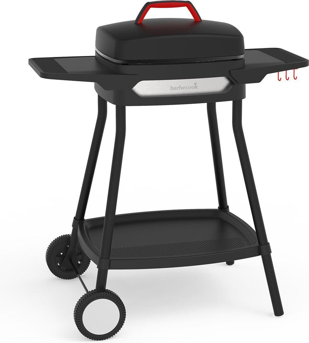 Barbecook alexia - elektrische bbq - afneembare grill - zijtafels - wielen - 84x55x97cm