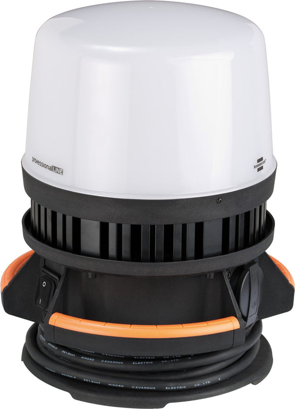 Brennenstuhl professionalline led werklamp 360° orum 12050 m led bouwlamp voor de permanent gebruik buiten ip54 (97w, 12600lm, 5m kabel, ideaal voor de ruimteverlichting, industrieel geschikt)01