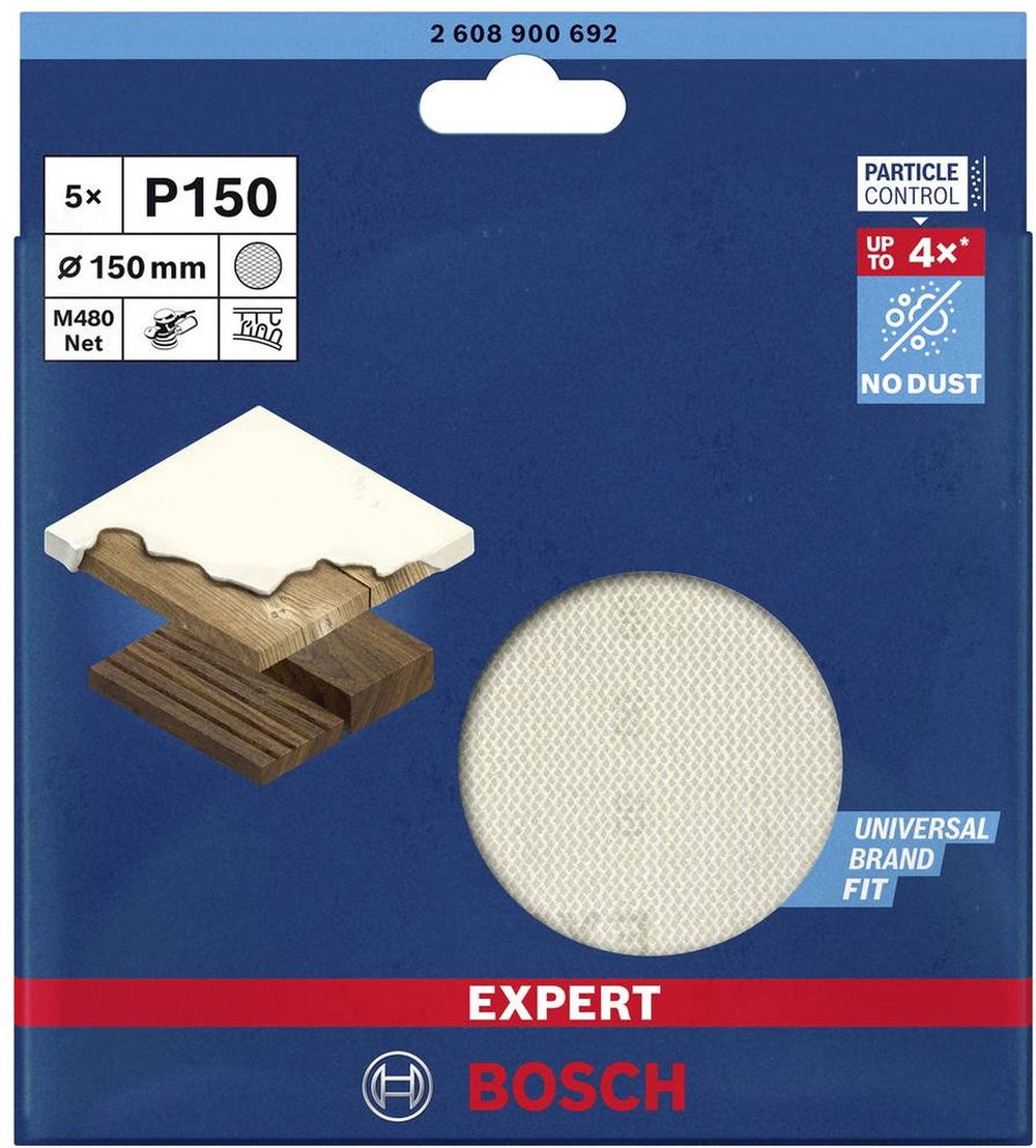 Bosch 5x expert m480 schuurnet voor excentrische schuurmachines 1...