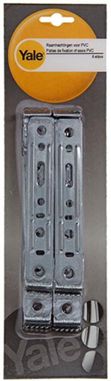 Yale 1019233 - 6 raamhechtingen vr pvc raam rehau s730 | 5 stuks