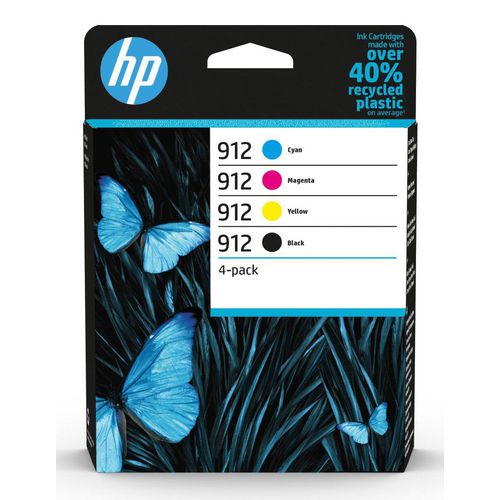 Inktcartridge pak hp 912 zwart cyaan magenta geel