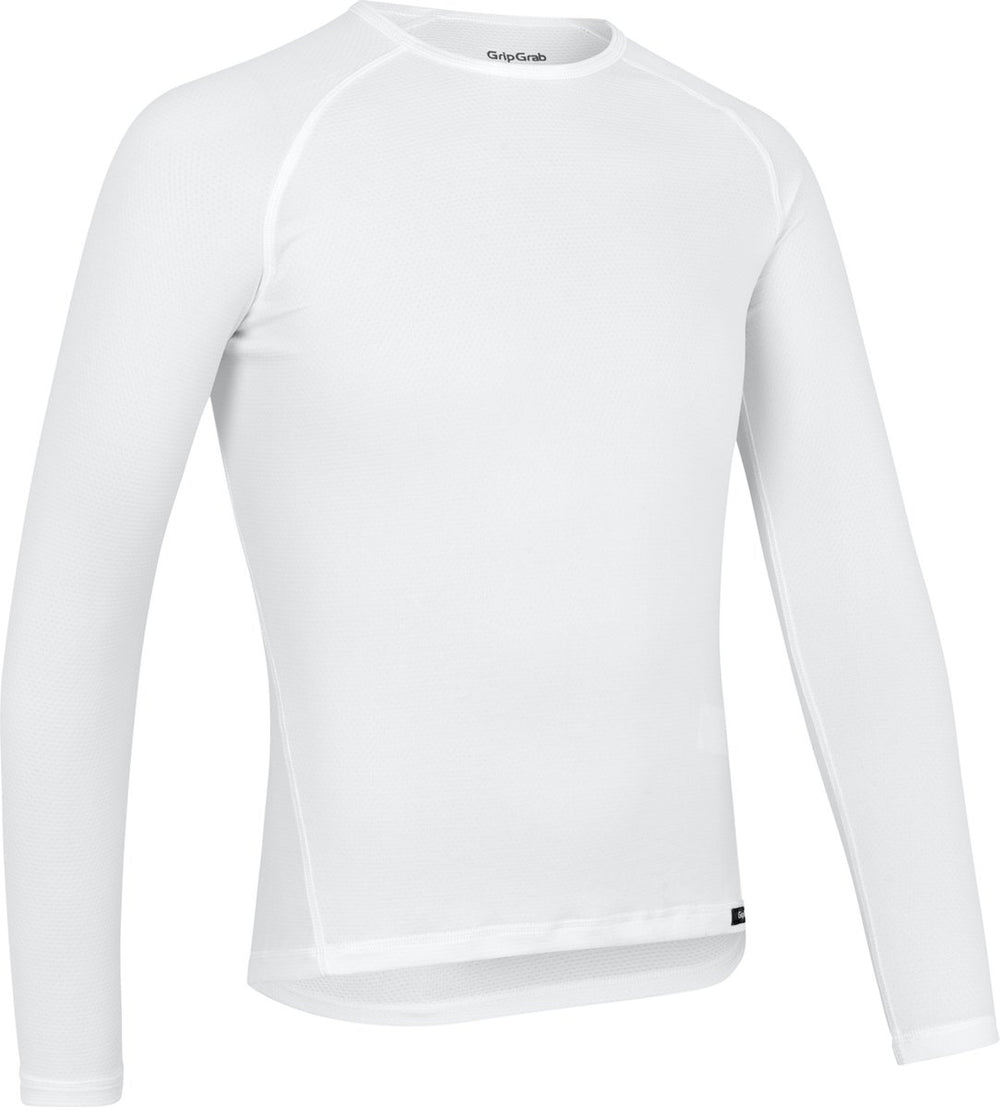 Gripgrab - ride thermal lange mouw winter fiets ondershirt polygiene base layer thermoshirt - wit - heren - maat xxl