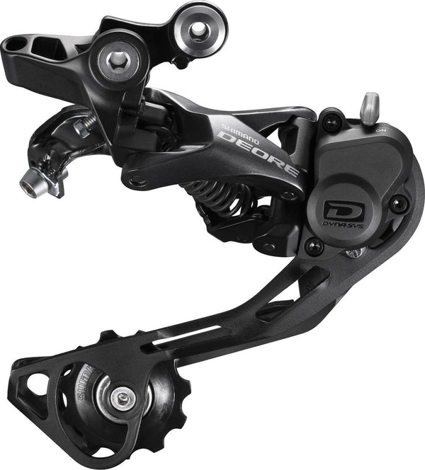 Shimano achterderailleur deore 10v shadow+ medium kooi zwart