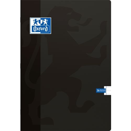 Schrift oxford a4 zwart